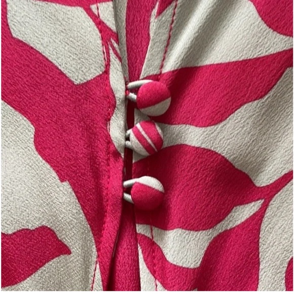 Johanna Ortiz Lady Marmalade 100% Silk Floral Mini Dress w/Sash & Flower Size 6 - Picture 11 of 16